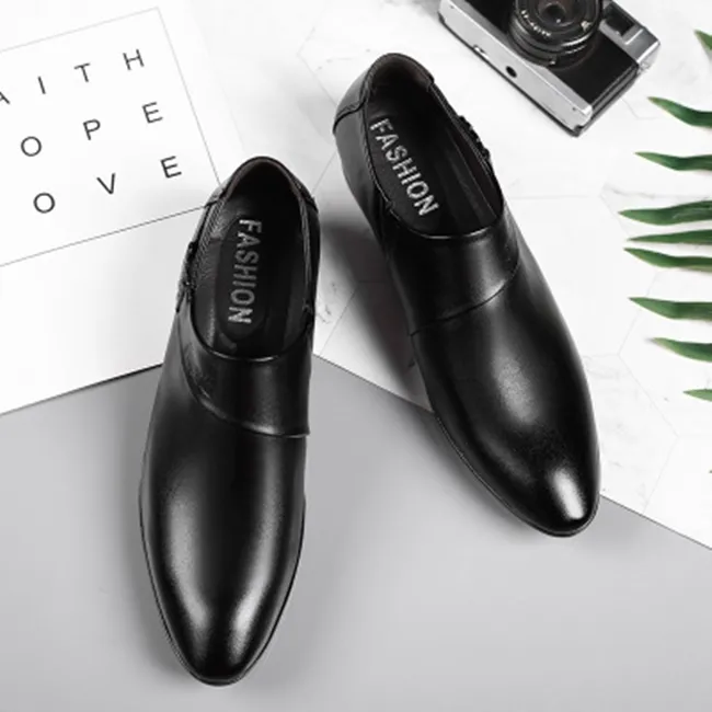 Men Casual Racing Style Solid Color PU Leather Shoes Size 6.5-12
