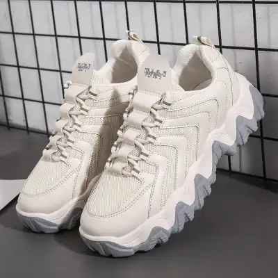 Size:6.5-10 Men Fashion Color Matching Lace Up Casual Sneakers