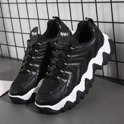 Size:6.5-10 Men Fashion Color Matching Lace Up Casual Sneakers