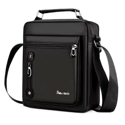 Men Fashion Zipper Multifunction Crossbody Bag