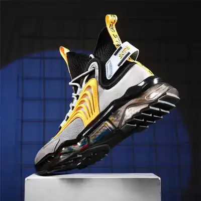 Men Fashion Thick-soled Breathable Lace-up Sneakers Size 6.5-11