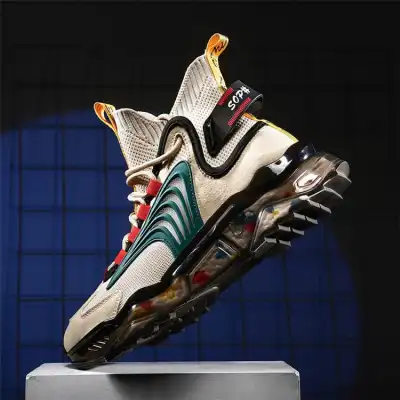 Men Fashion Thick-soled Breathable Lace-up Sneakers Size 6.5-11