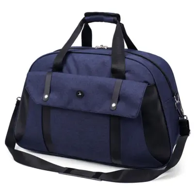 Men Casual Color Blocking Large Capacity Zipper Handle Travelling Bag