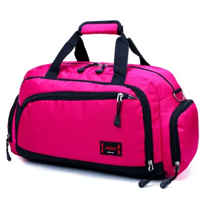 Men Casual Large Capacity Multifunction Zipper Handle Nylon Travelling Bag