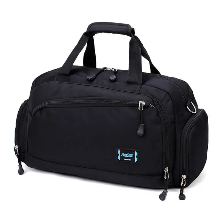 Men Casual Large Capacity Multifunction Zipper Handle Nylon Travelling Bag