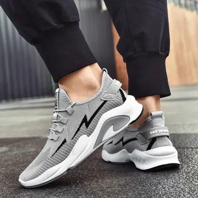 Size65-10 Men Casual Breathable Comfortable Mesh Sneakers