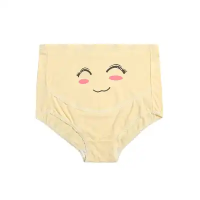 M-5XL Women Fashion Plus Size Cartoon Printed Maternity Panties