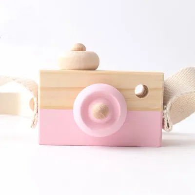 Creative Handmade Wooden Camera Kids Toys