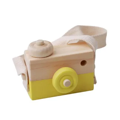 Creative Handmade Wooden Camera Kids Toys