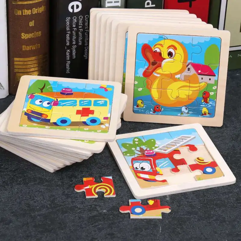 Wooden Child Intelligence Development Puzzle Toy for Kids Educational Brain Game