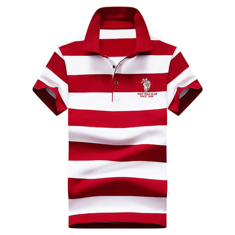 【ラッピング不可】 Stripe Casual Men M-4XL Wholesale Printed Shirt POLO Lapel Loose メンズウェア
