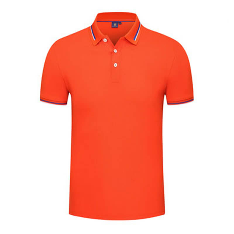 Wholesale S-6XL Unisex Casual Striped Short Sleeve Polo Shirt
