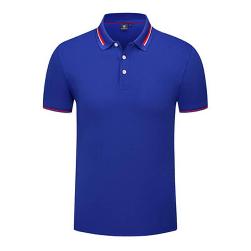 Wholesale S-6XL Unisex Casual Striped Short Sleeve Polo Shirt