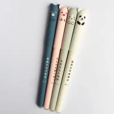 Cartoon Style Erasable Gel Pen for Office and Stationery