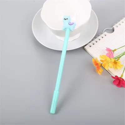Creative Alpaca Style Solid Color Gel Pen for Office and Stationery