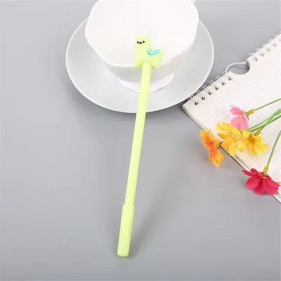 Creative Alpaca Style Solid Color Gel Pen for Office and Stationery
