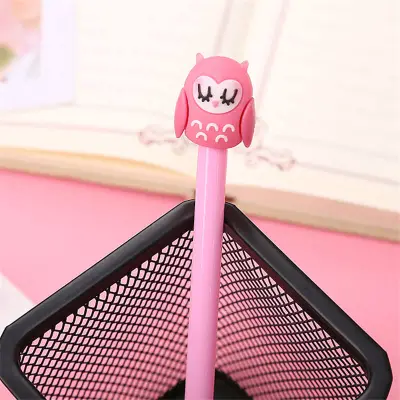 Creative Owl Cartoon Gel Pen 0.5mm Plastic Office Stationery