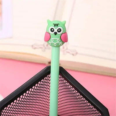 Creative Owl Cartoon Gel Pen 0.5mm Plastic Office Stationery