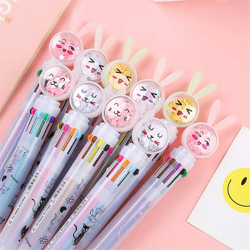 Jbhelth Colorful Cute Candy Balls Ballpoint Pen Stationery Kawaii Lovely  Colorful Gel Pens New 