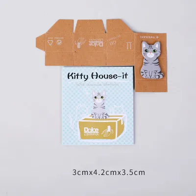 Collapsible Lovely Cat Sticky Note Stationery Notebooks