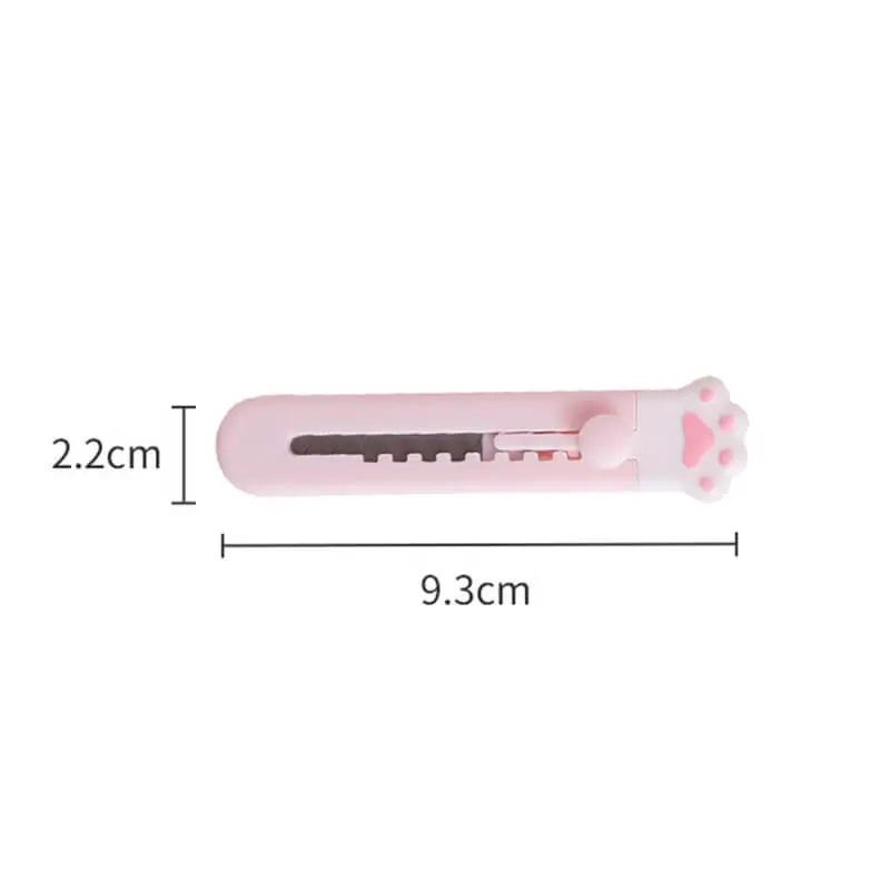 Wholesale Simple Portable Cartoon Cat Paw Style Box Cutter