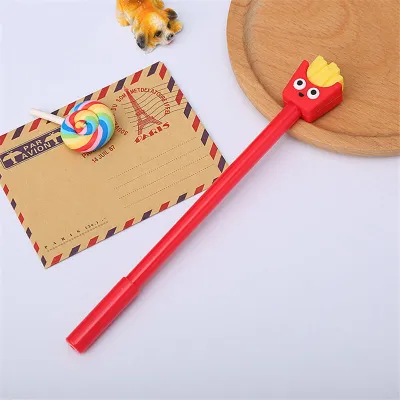 Creative Cartoon Snack Shape Gel Pen Office Stationery 0.5mm