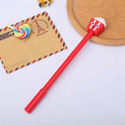 Creative Cartoon Snack Shape Gel Pen Office Stationery 0.5mm