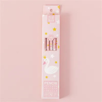10pcs/box Cute Cartoon HB Pencils for Writing