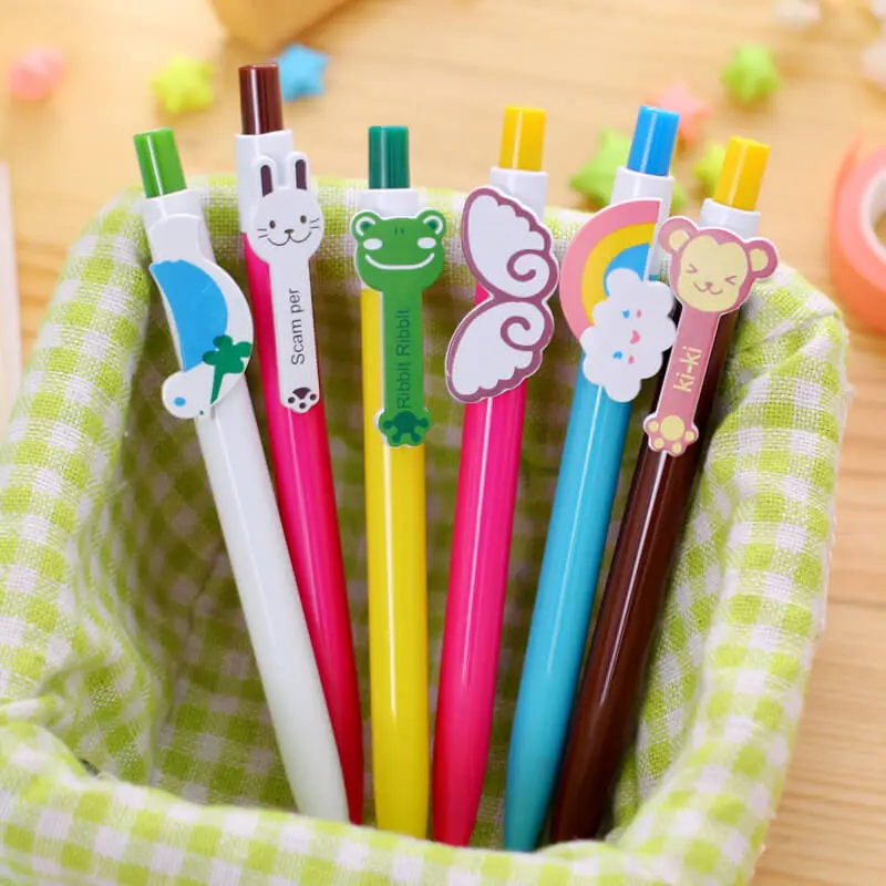 Colorful Unicorn Cartoon Cute Ballpoint Pens 10 Cute And Creative
