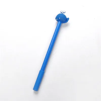Creative Stationery Whale Shape Gel Pen 0.5mm Plastic for Office