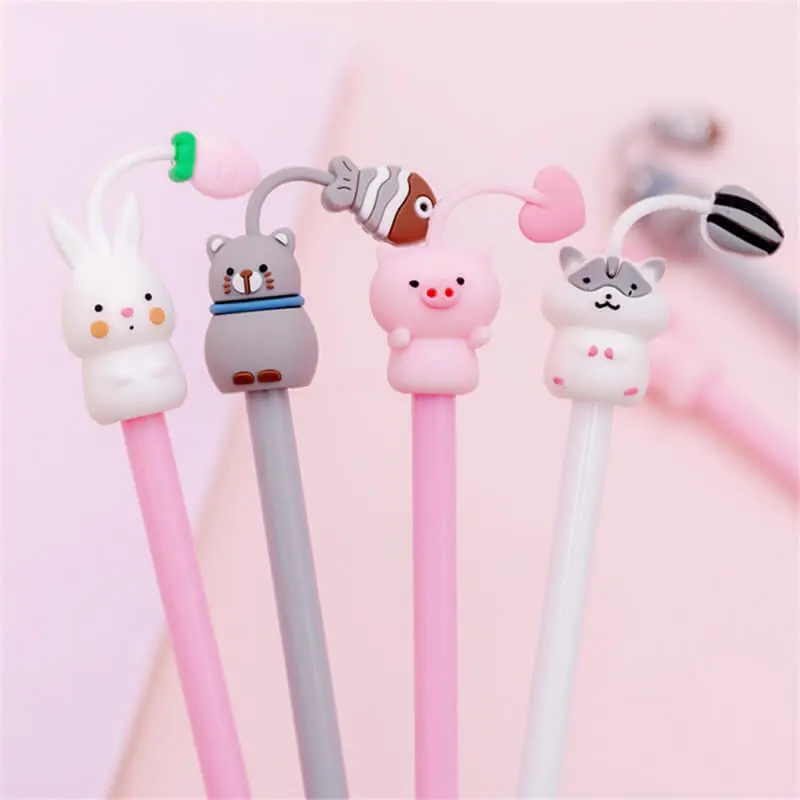 Creative Cartoon Animal Shape Gel Pen for Office Writing and Festival Gifts