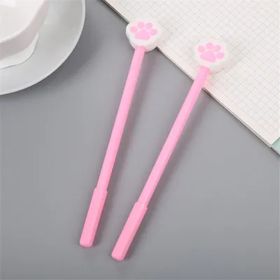 Creative Cartoon Cat Claw Decorate Gel Pen 0.5mm for Office Writing Stationery