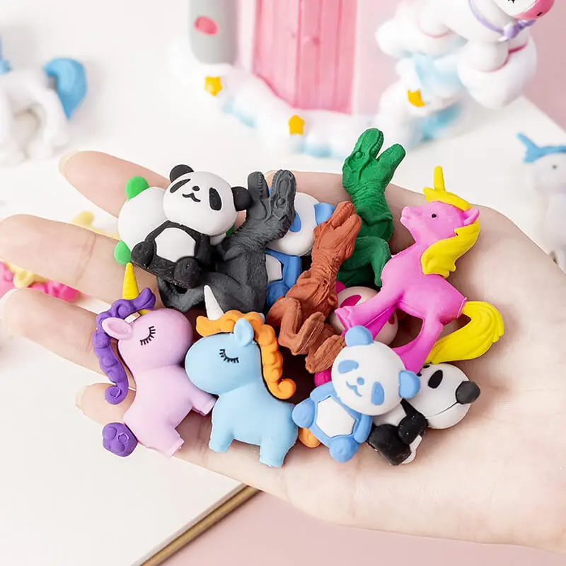 Creative Cute Animal Shape Eraser for Writing Correction