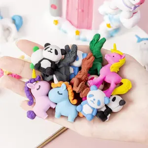 Creative Cute Animal Shape Eraser for Writing Correction
