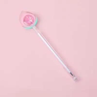 Creative Spangle Peach Shape Gel Pen