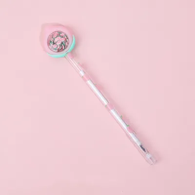 Creative Spangle Peach Shape Gel Pen