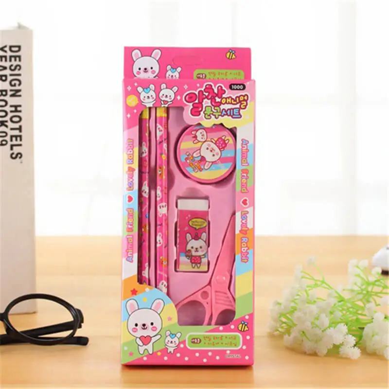 Wholesale 9pcs/box Students Cute Stationery Set