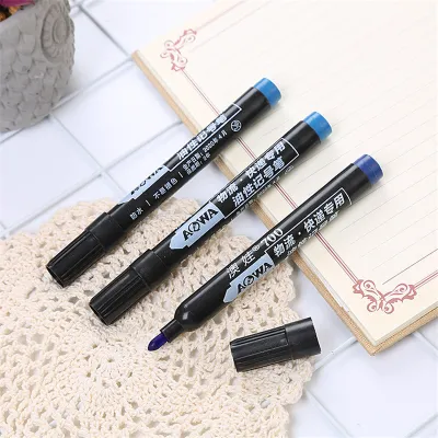 Multipurpose Permanent Markers for Office, 14cm Plastic Stationery Pens