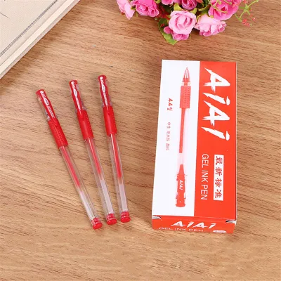 Office Bullet Gel Pen Plastic Barrel 0.5mm
