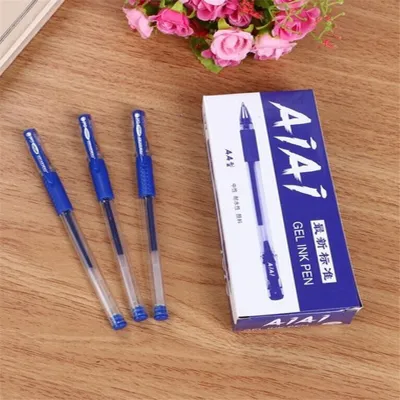 Office Bullet Gel Pen Plastic Barrel 0.5mm
