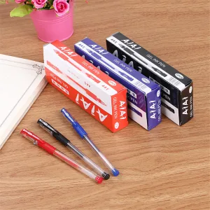 Office Bullet Gel Pen Plastic Barrel 0.5mm