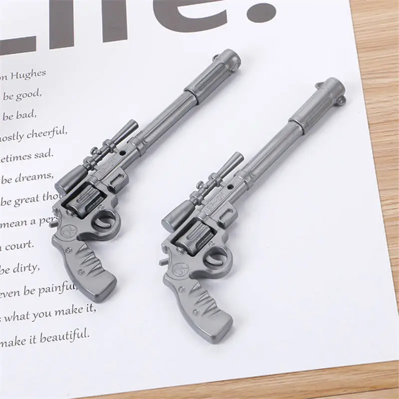 Creative Revolver Shaped Ballpoint Pen for Office Stationery Gift