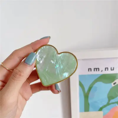 Fashion Heart Shape Metal Mobile Phone Holder