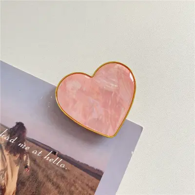 Fashion Heart Shape Metal Mobile Phone Holder