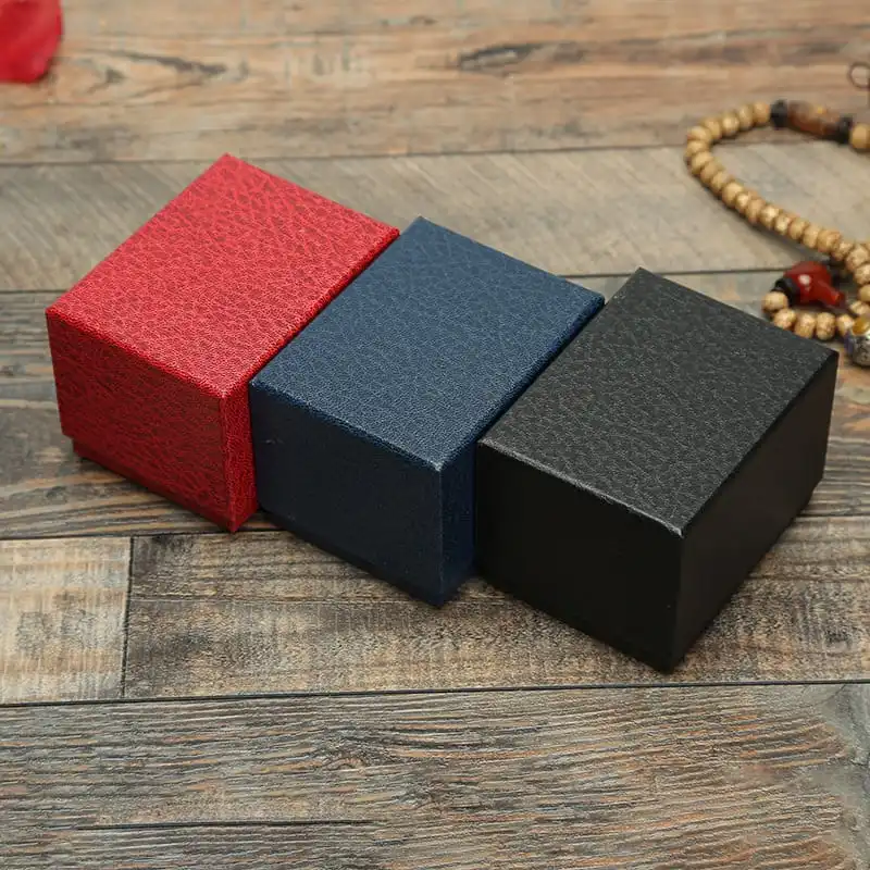 Customizable Lychee Pattern Jewelry Box - Paper/Cardboard, Gift Box