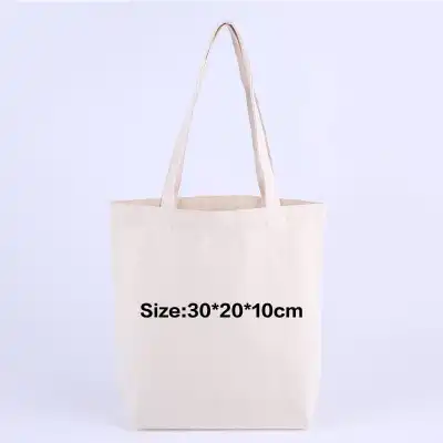Customizable Blank Canvas Tote Bag