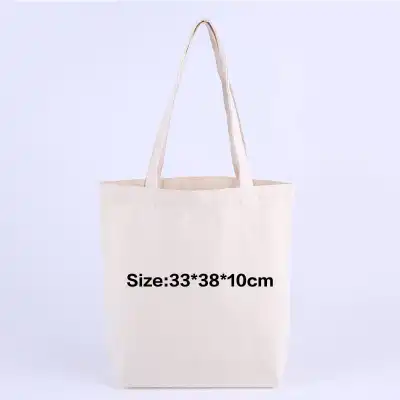 Customizable Blank Canvas Tote Bag