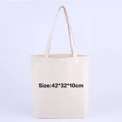 Customizable Blank Canvas Tote Bag
