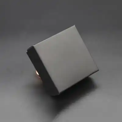 Customizable Solid Color Square Jewelry Box