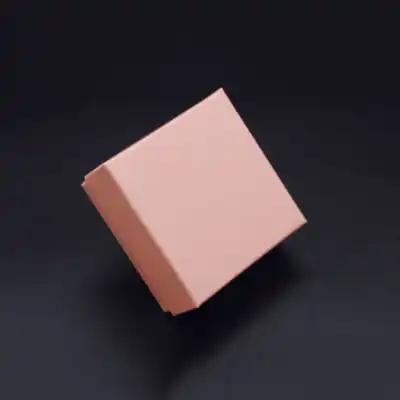 Customizable Solid Color Square Jewelry Box